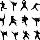 Mouvement d'arts martiaux de base icône
