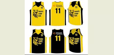 design della maglia da basket