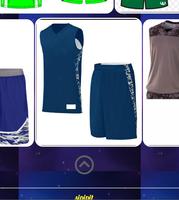 Basketbal uniform ontwerp screenshot 2