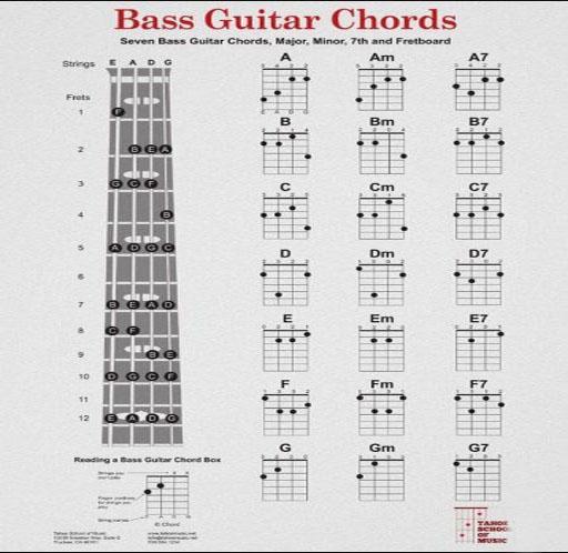 Басовые аккорды. Аппликатура аккордов для бас-гитары. Аккорды на бас гитаре 4. Таблица аккордов для бас гитары. Аккорд am на бас гитаре.