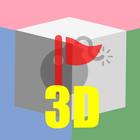 3D MINESWEEPER -CUBE-【FREE CUBIC PUZZLE】 icône