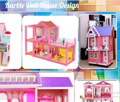 Conception de maison de poupée Barbie Affiche