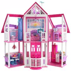 A ideia de uma casa de sonho da Barbie