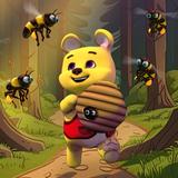 Winnie-the-bear. Honey Run. Zeichen