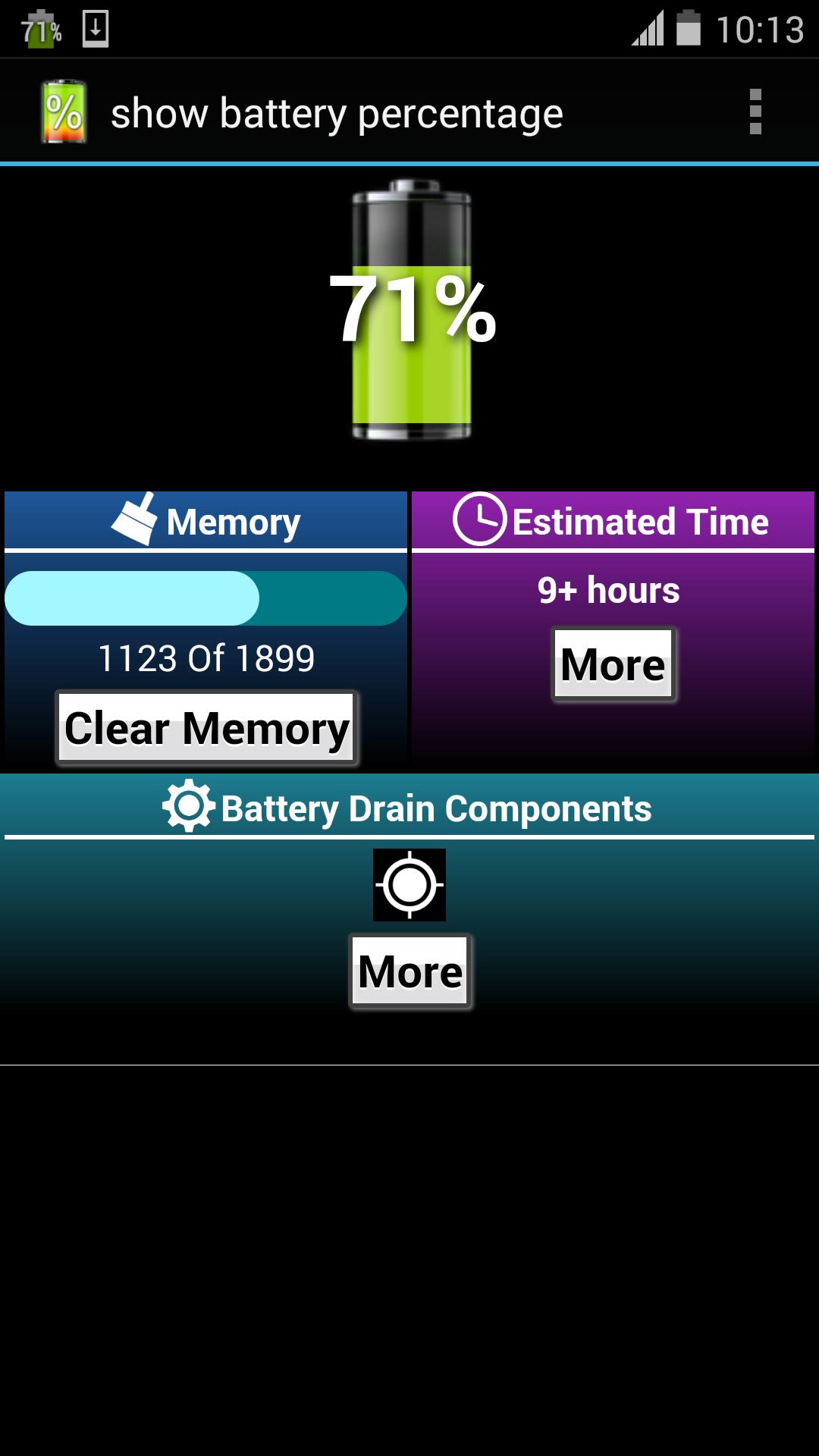 show battery percentage for Android - APK Download
