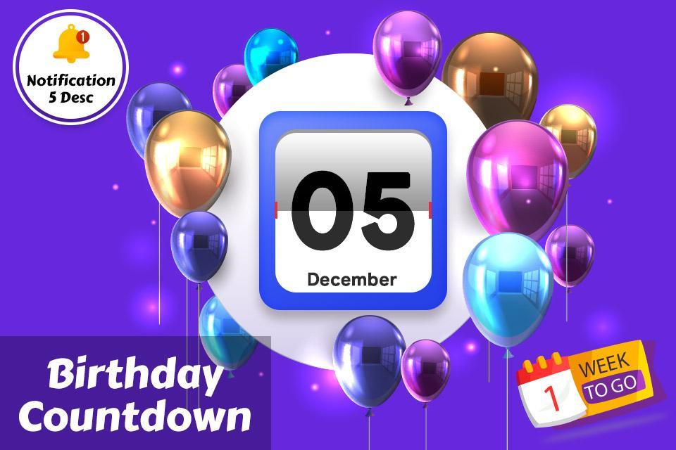 picture Birthday Countdown Video Free Download birthday countdown for android apk
