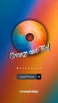 Orange Teal poster