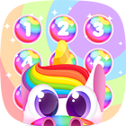 🦄 Rainbow Unicorn Wallpaper Lock Screen App 🦄 icon