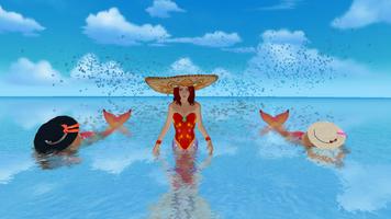 Queen Mermaid Sea Adventure 3D الملصق