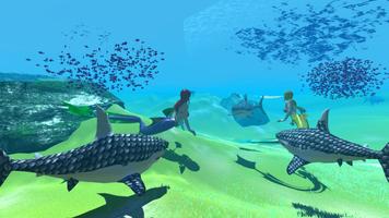 Queen Mermaid Sea Adventure 3D ảnh chụp màn hình 1