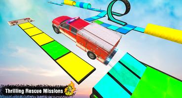 Fire Truck Simulation Games captura de pantalla 2