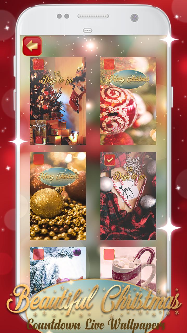 Joli Fond Décran Animé Compte à Rebours De Noël Pour