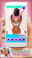 برنامه‌نما Cute Dog Face Photo Editor عکس از صفحه