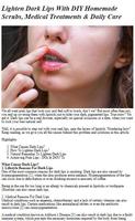 How To Lighten Dark Lips 海報