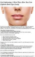 How To Lighten Dark Lips imagem de tela 2