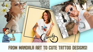Beauty Tattoo App to Write on  poster