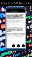 Learn C Language -programing and overview capture d'écran 1