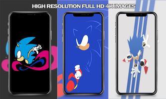 Cute Blue Hedgehog Wallpapers Affiche