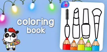 Beauty Coloring Book Glitter