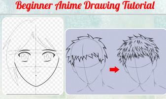 Anfänger Anime Drawing Tutorial Plakat