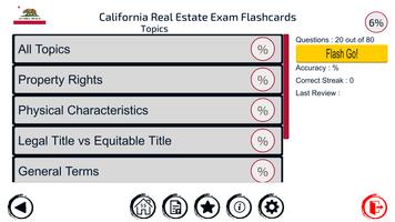 California Real Estate Exam Prep Flashcards capture d'écran 1