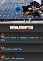 Apprenez à assembler l'électricité solaire Affiche