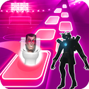 Cameraman Skibidi 3D Tiles Hop-APK