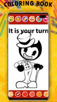 Bendy Coloring Game screenshot 1