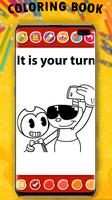 Bendy Coloring Game screenshot 2