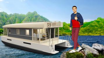 Floating House Photo Editor Affiche
