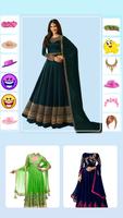 Anarkali Dress Photo Editor Affiche