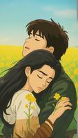 Ghibli Style Garden AI Video Poster