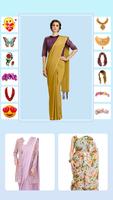 Women Fashion Saree Affiche