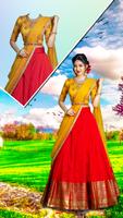 Poster Women Lehenga Saree