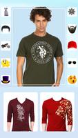 برنامه‌نما Men T-Shirt Photo Editor عکس از صفحه