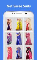 Net Saree Photo Suit Editor For Women capture d'écran 1