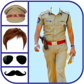 Men Police Suit أيقونة