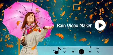 Rain Video Music -Photo Editor