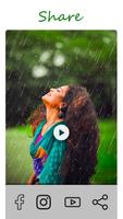 Rain Video Music -Photo Editor imagem de tela 2