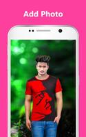 Men Designed T-Shirt Photo Suit Editor capture d'écran 1