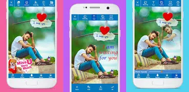 Miss You Photo Editor - Frames