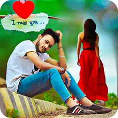 Miss You Photo Editor - Photo Frames 2020