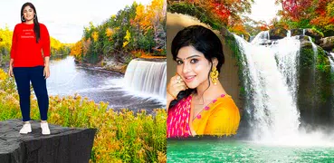 Waterfall Photo Frames Editor