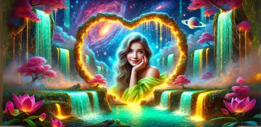 Waterfall Photo Frames Editor