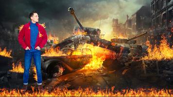 Fire photo frames with editor screenshot 1