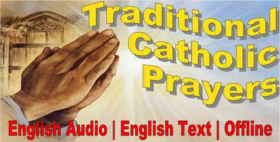 Traditional Catholic Prayer Plakat