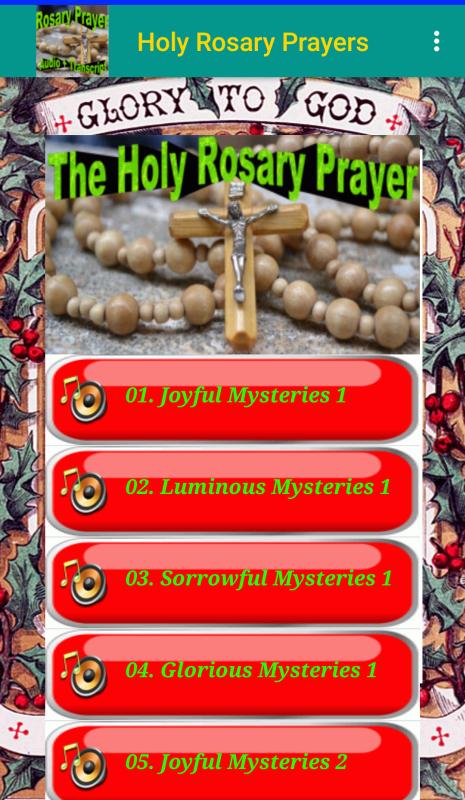 Holy Rosary Prayer | Audio + Transcript for Android - APK Download