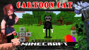 Cartoon Cat Mod Minecraft Game Ekran Görüntüsü 1