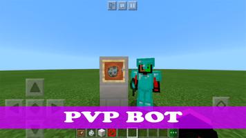 PvP Bot Mod for Minecraft Game poster