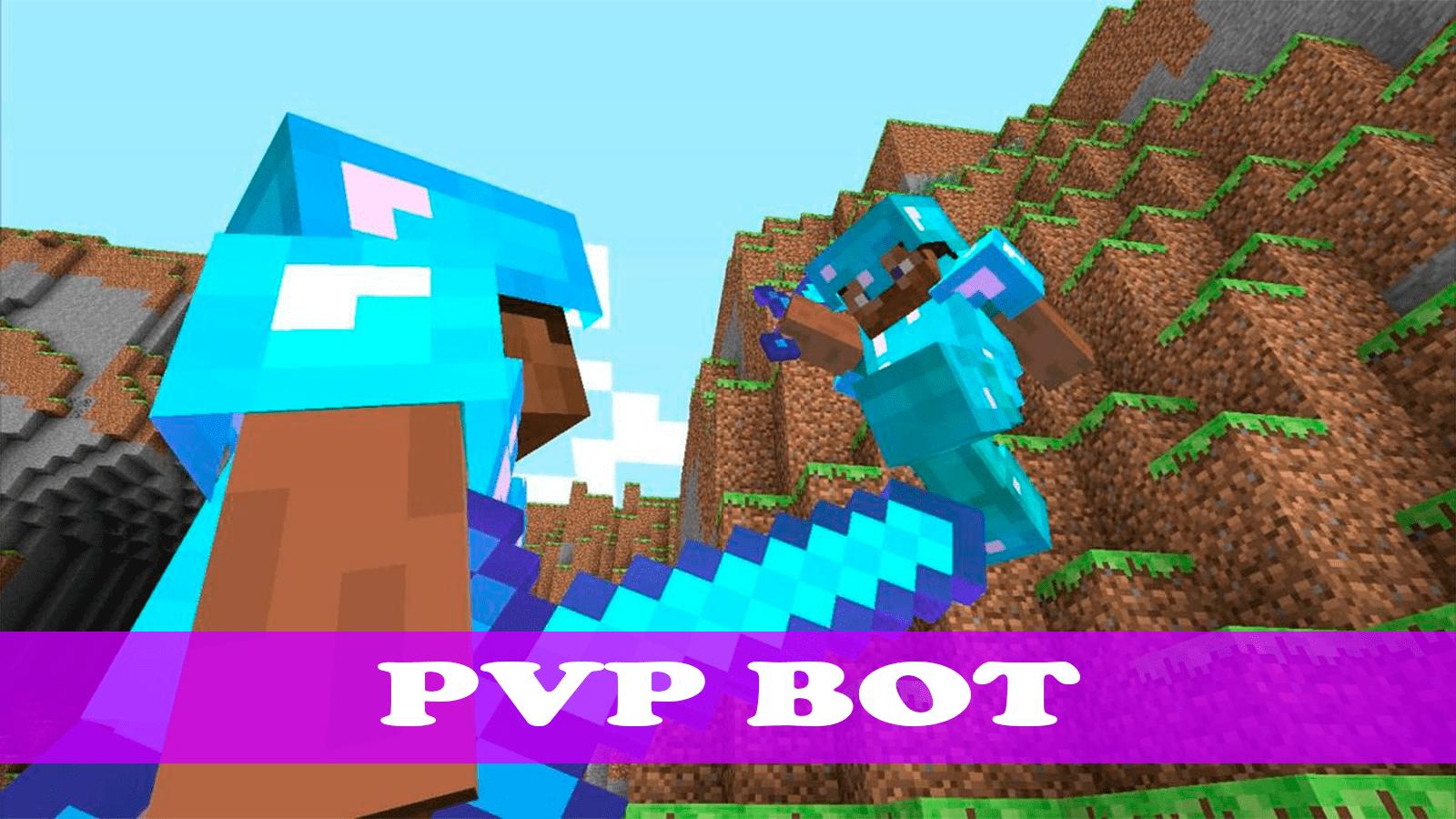 Бот майнкрафт. Лучший ПВП бот майнкрафт. PVP bot Map Minecraft.